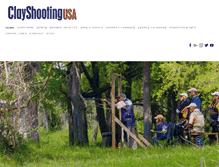 Tablet Screenshot of clayshootingusa.com